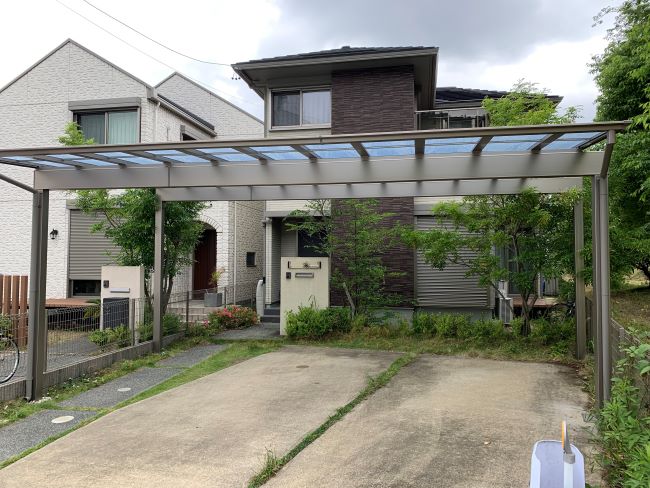 高さは、建物とのバランスを考慮して設置しました。