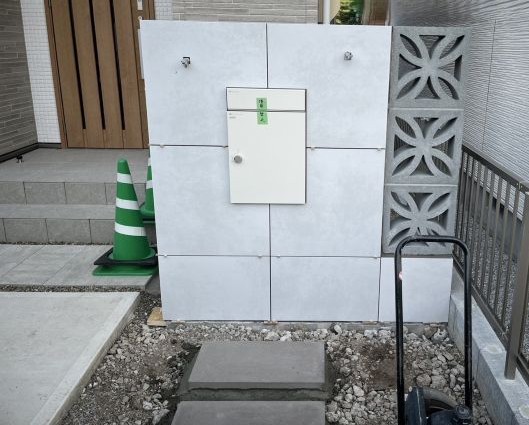 ≪施工途中≫タイル張り施工②