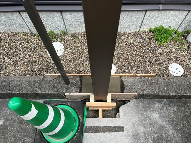 コンクリート流し込み